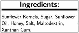 Sunrich Snacks 20 Count Honey Roasted Sunflower Seed Kernels 20 Individual Travel Snack Packs Rich in Vitamin E Protein and Fiber NonGMO and Kosher Nut and Peanut Free