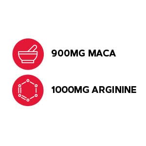 GNC Maca Man, Maca Root Arginine for Enhanced Blood Flow - 60 Vegetarian Capsules