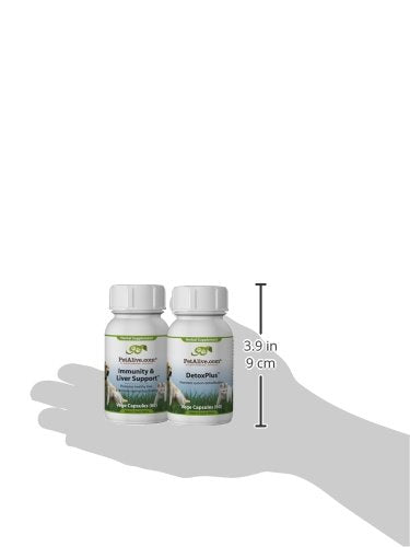 PetAlive DetoxPlus and Immunity and Liver Support ComboPack