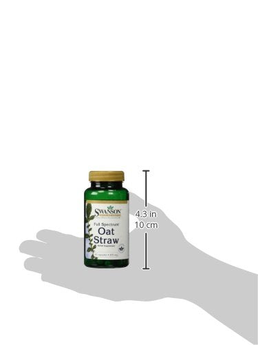 Swanson Full Spectrum Oat Straw 400 Milligrams 60 Capsules