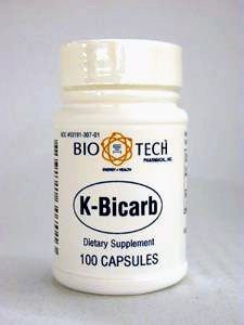 Bio-Tech - K-Bicarb 100 caps by Biotech