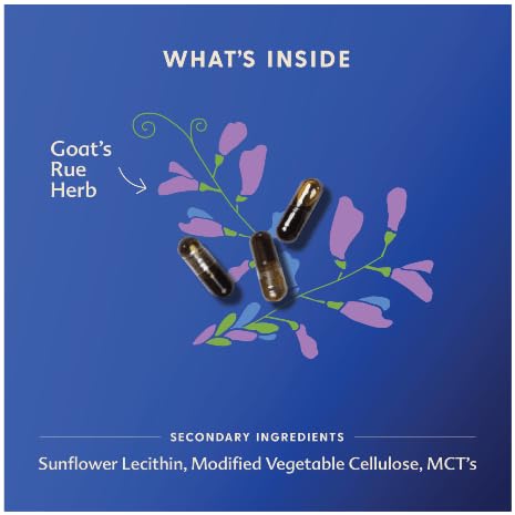 Motherlove Goat’s Rue (60 Liquid caps) Lactation Supplement for Breast Tissue Development & Supporting Breast Milk Supply -Non-GMO, Organic Herbs, Vegan, Kosher, Soy-Free
