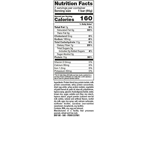 BariatricPal Low Carb Protein & Fiber Bars - Fluffy Vanilla Crisp (3-Pack)