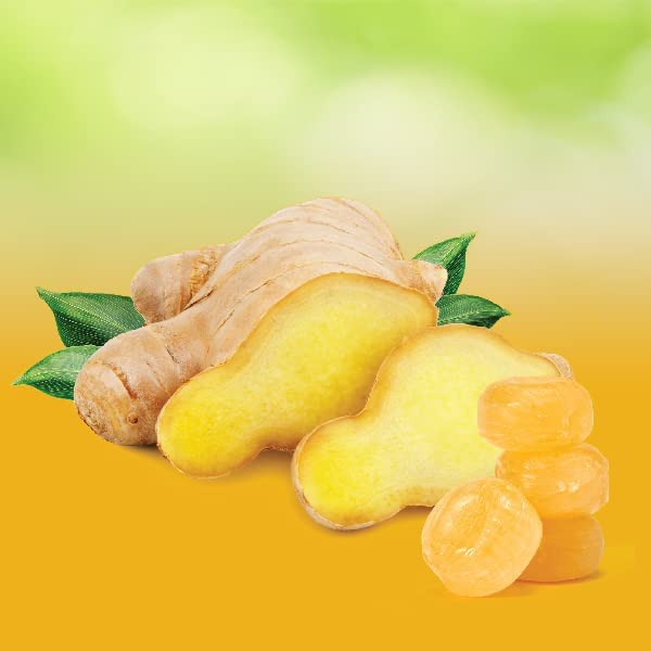 Jaaein Ginger Hard Candy Made with Fresh Ginger Extra Strength Flavor AntiNausea and Digestion Aid Individual Wrapped Product of Korea_300 grams_1058oz