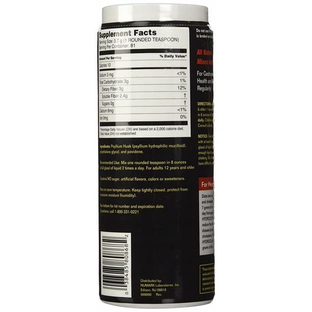 AZOJOY Hydrocil Instant Dietary Fiber Supplement 10.6 oz (Pack of 4)