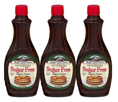 Maple Grove Farms Syrup Maple Sugar Free 240 FL OZ Pack of 3