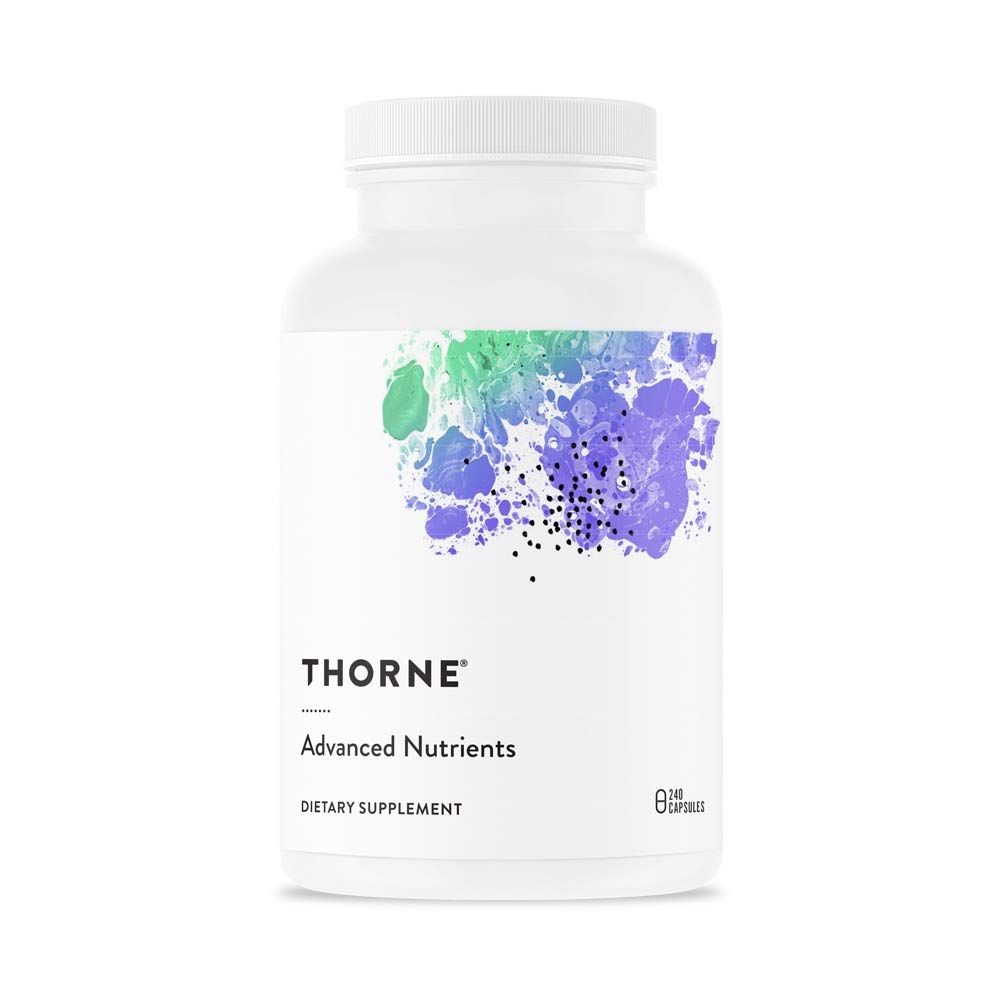 THORNE Advanced Nutrients - Multivitamin and Mineral Supplement with Nicotinamide Riboside Hydrogen Malate - Foundational Support, Healthy Aging and Eye Health* - 240 Capsules - 30 Servings