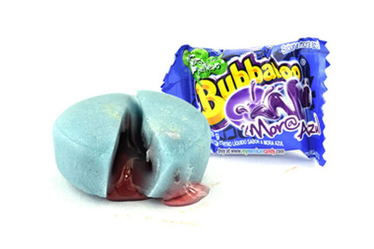 Bubbaloo Mexican Bubble Gum Variety Pack 150 Pcs Authentic Bubblegum Fruit Flavors Banana Strawberry and Blueberry by Don Turinos