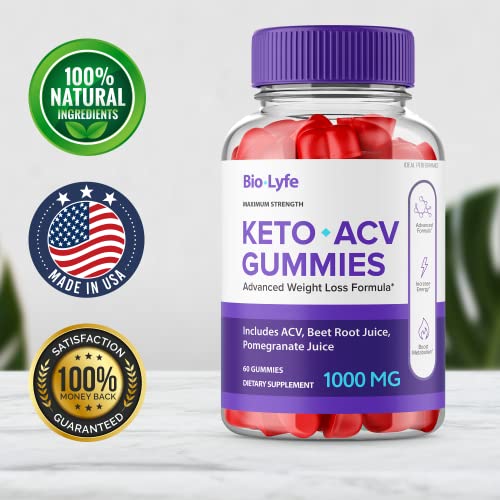 Biolyfe Keto Gummies Biolife Keto Gummies, Biolife ACV(60 Gummies)