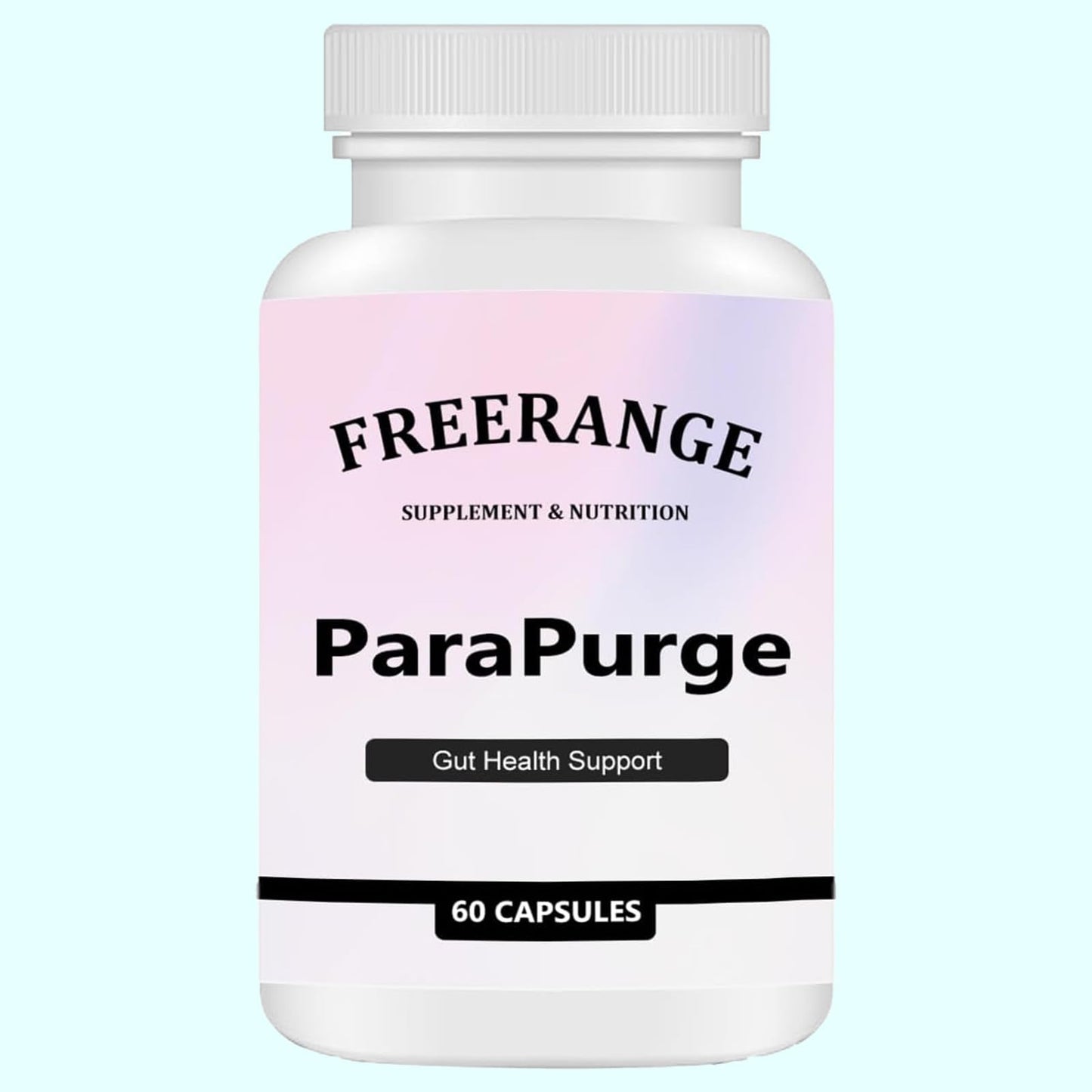 ParaPurge Gut Cleanse - Gut and Colon Support Supplement, ParaPurge Capsule Help Gut Cleanse&Colon Cleanse for Women & Men, Non-GMO Formula, 60 Capsules (1 Bottles)