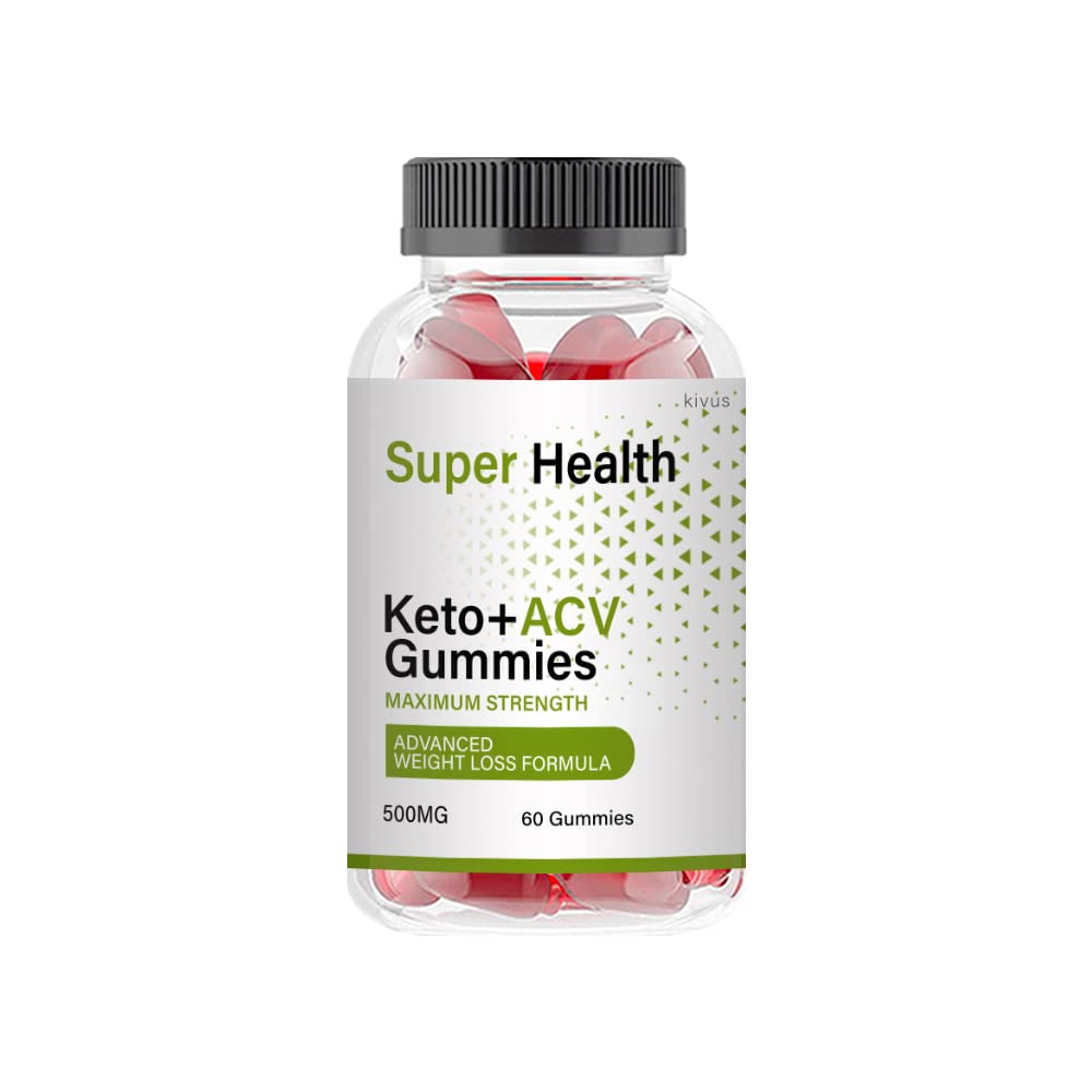 kivus Super Health Keto ACV Gummies - SuperHealth Keto Plus ACV Gummies (Single, 60 Gummies)