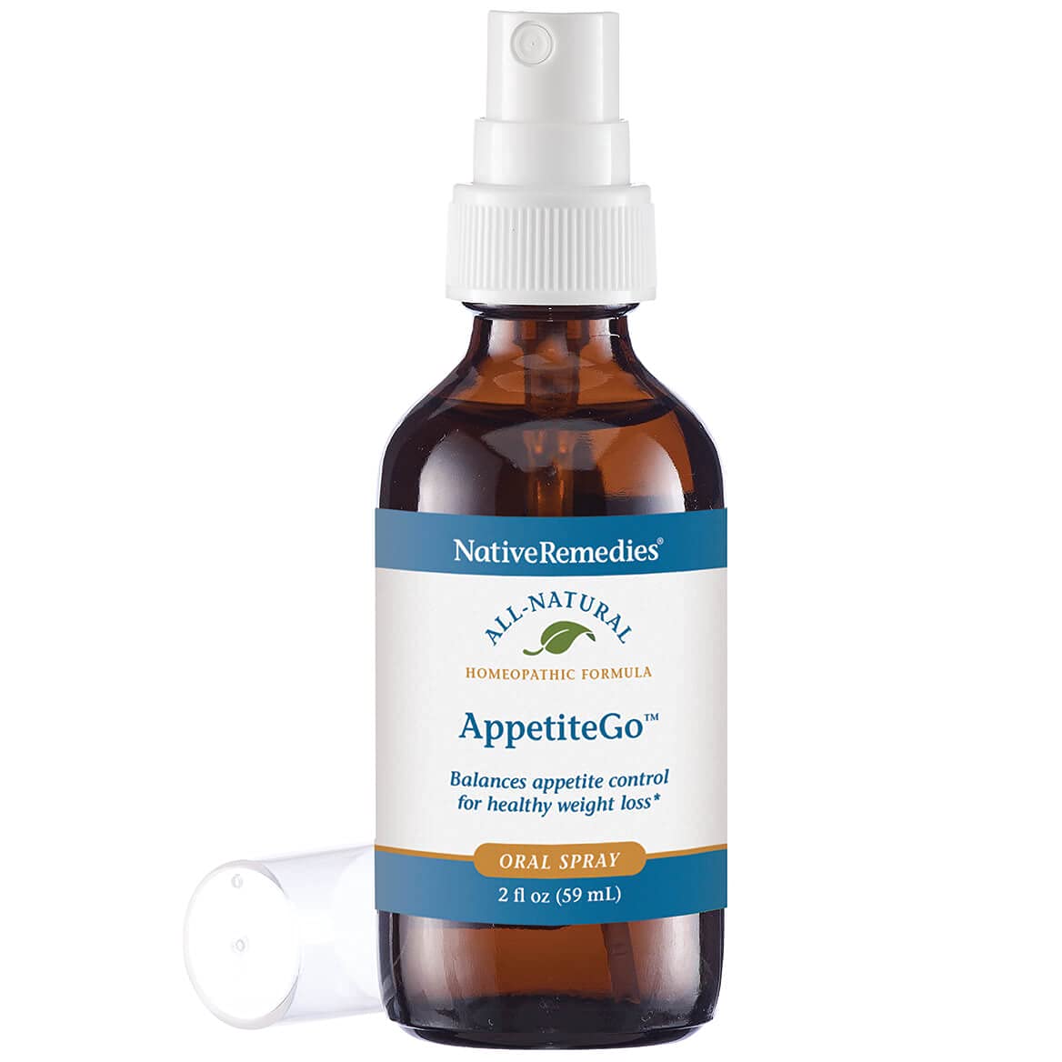Native Remedies AppetiteGo Tonic - Natural Homeopathic Formula Temporarily Relieves Feelings of Hunger or an Empty Stomach - Reduces Desire for Stress Eating or Food Cravings - 59 mL