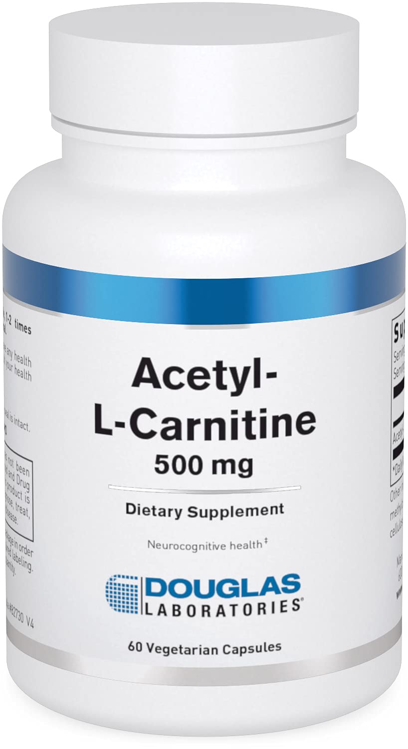Douglas Laboratories Acetyl L-Carnitine 500 mg | Supports Brain and Nerve Function During The Normal Aging Process* | 60 Capsules