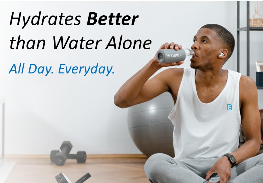 BeBetter Organic Electrolytes Powder Packets | Electrolyte Drink Mix | Organic Coconut Water | No Artificial Flavors | Sugar Free Hydration Packets | Non-GMO | 22 Sticks (Blueberry, Pomegranate, ACAI)
