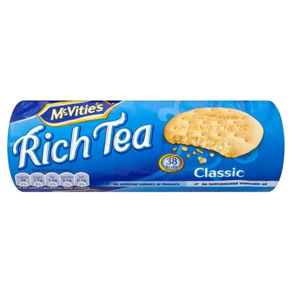 McVities Classic Rich Tea Biscuits 200g Pack of 6