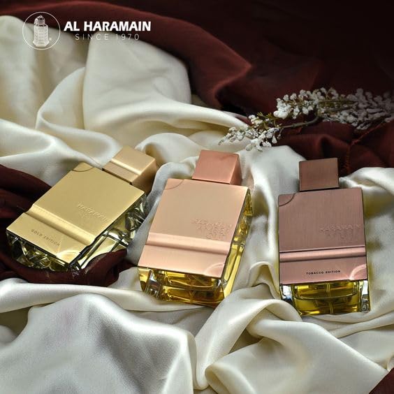 Al Haramain Amber Oud Gold Edition Eau De Parfum Spray 60ml (2 oz) - Unisex Arabian Perfume for Women & Men, Long-Lasting Amber Cologne with Refreshing & Sweet Fragrance