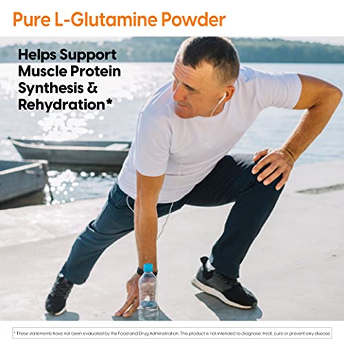 Doctors Best Pure L-Glutamine Powder, Supports Muscle Mass & Strength, Non-GMO, Gluten Free, Soy Free, Vegan Net Wt. 10.6 oz (300 Grams)