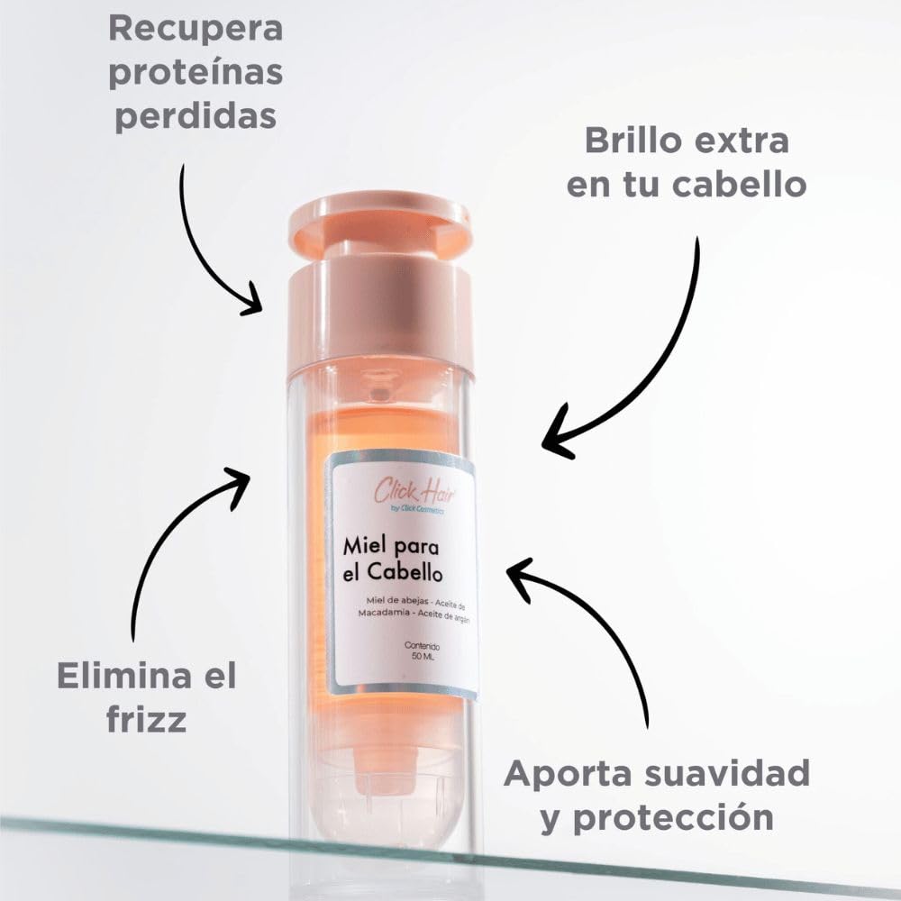 Click Hair Miel para el cabello (2 Pack) Click Hair Honey, Click Hair Products, La Miel de Click Hair, Chick Hair Miel