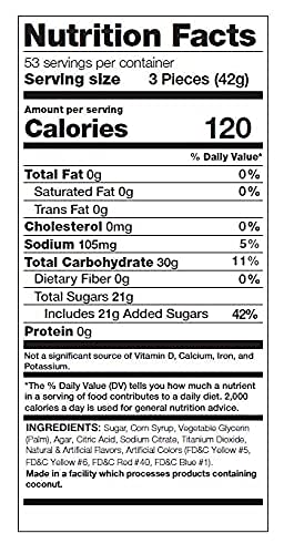 Fruit Slices Jelly Candy Assorted Flavors 5 Pound Box 160 Count