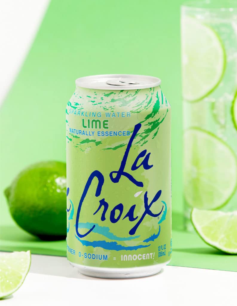 LaCroix Sparkling Water Lime 12 Fl Oz pack of 12