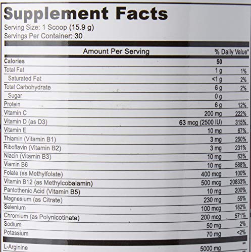 Cardio 911® - Nitric Oxide Cardio for Heart Health, Energy, & Healthy Blood Flow Drink Mix Supplement (30 Servings, Over 12g per) Cherry Flavor Flavor!