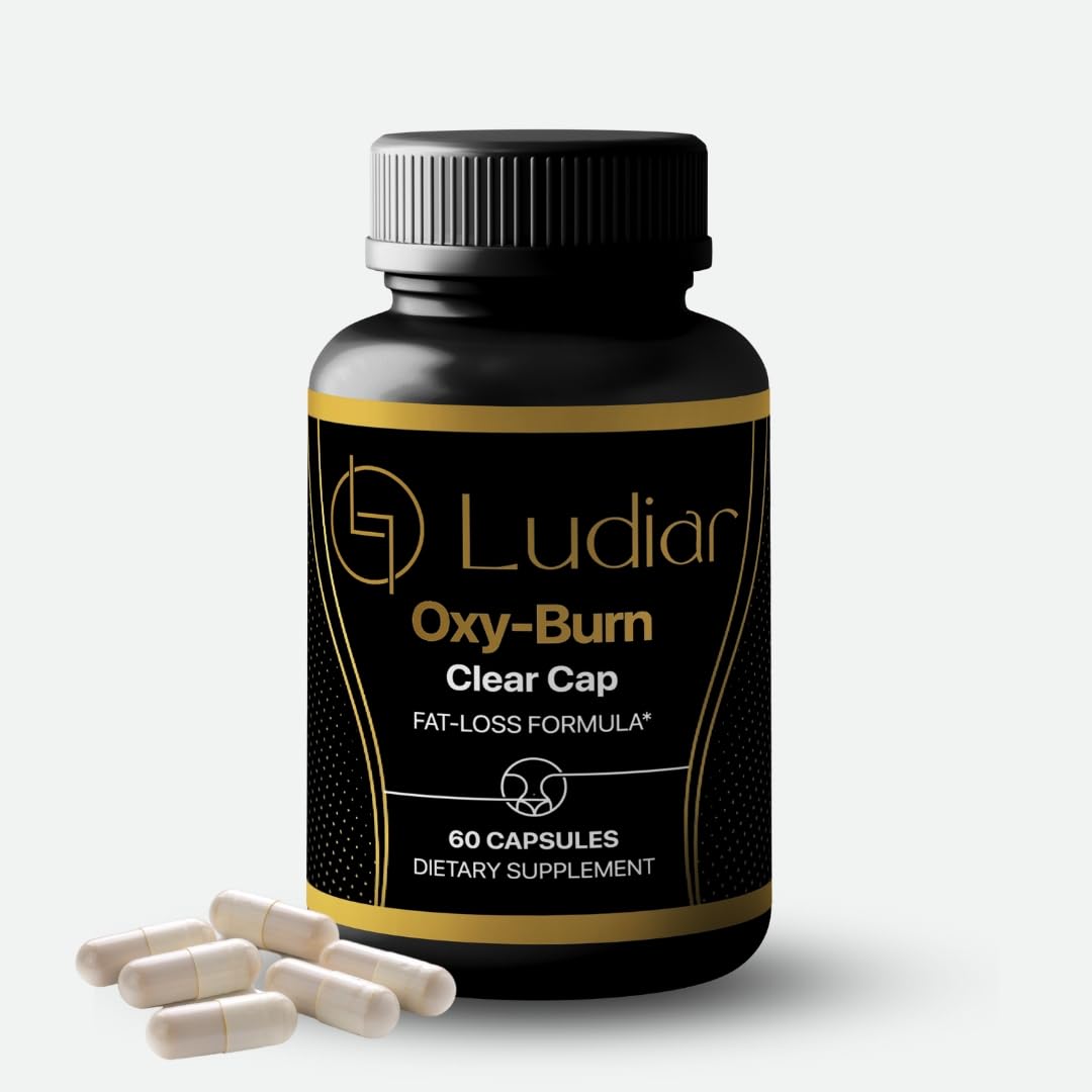 Ludiar Oxy Burn Fat Loss Formula - 60 Weight Loss Capsules for Women & Men - Fat Burner Supplement - Best Belly & Stomach Burners - Lose Fast with Diet Supplements