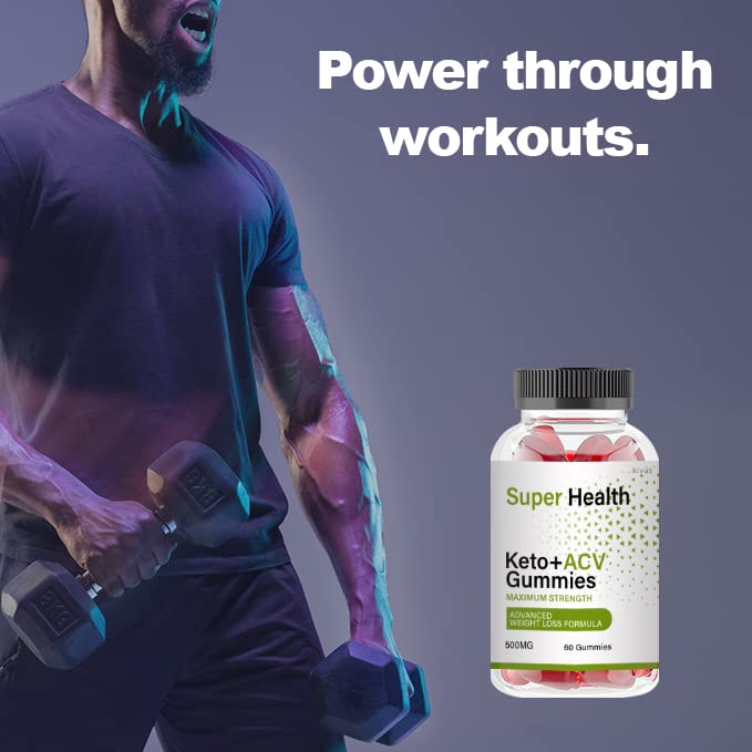 kivus Super Health Keto ACV Gummies - SuperHealth Keto Plus ACV Gummies (Single, 60 Gummies)