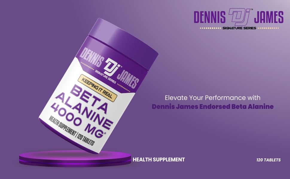 DENNIS JAMES Signature Series Beta Alanine 4000 Mg | 120 Tablets