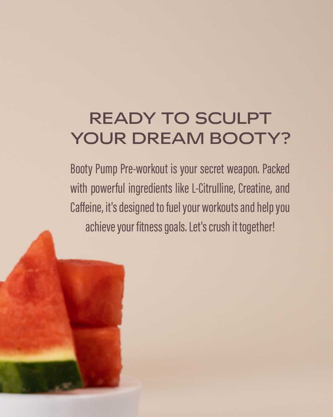 Aventus Booty Pump Pre-Workout Powder | Pump, Strength and Energy with Collagen, Creatine, Caffeine and More, 30 Servings (30 servinga, Watermelon)