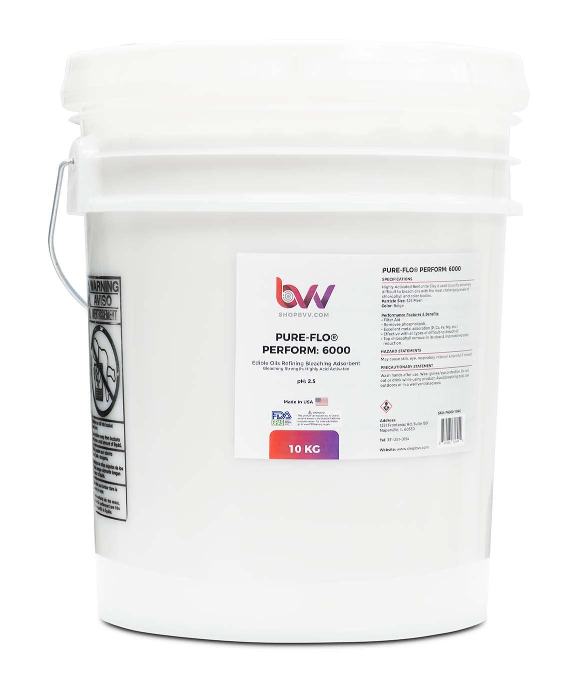BVV Pure-Flo Perform 6000 Highly Activated Bleaching & Decolorizing Bentonite-1000G
