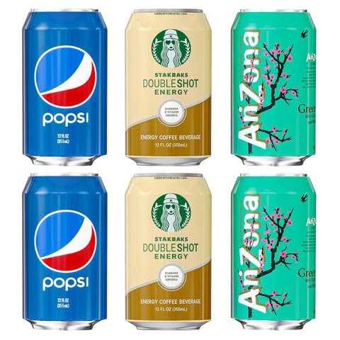 Skywin Silicone Can Sleeve 6 Pack 12oz 355ml Can Cover can Hides Can by Disguising it as a Can of Soda 2 Brown 2 Dark Blue 2 Green