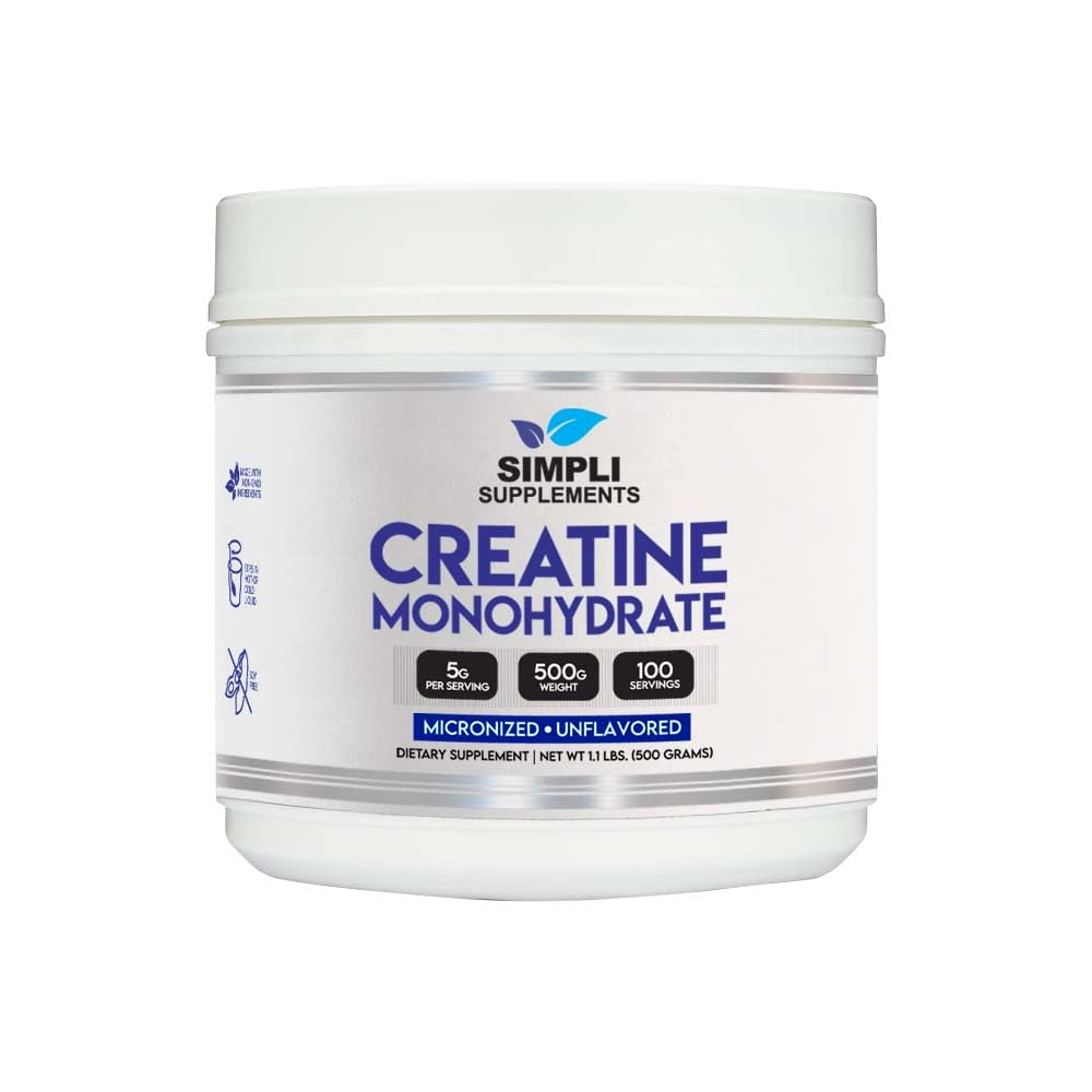 Premium Creatine Monohydrate Powder 500g | Best Creatine for Men and Women | Unflavored Creatine Nutritional Supplement for Muscle Building & Recovery | Non-GMO & Vegan-Friendly | Scooper Inside