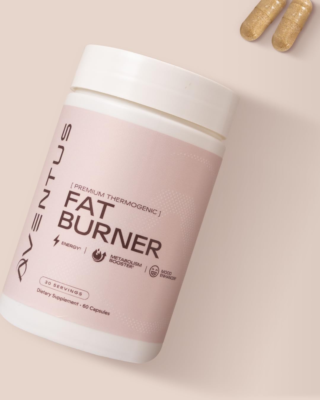 Aventus Fat Burner Premium Thermogenic | Increase Energy and Focus Plus Enhanced Mood | Torch Fat While Staying Motivated | 60 Capsules, 30 Servings