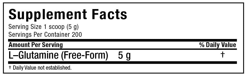 ALLMAX Nutrition L - Glutamine Powder, Muscle Recovery Formula, Gluten Free, Vegan, 1000 Grams