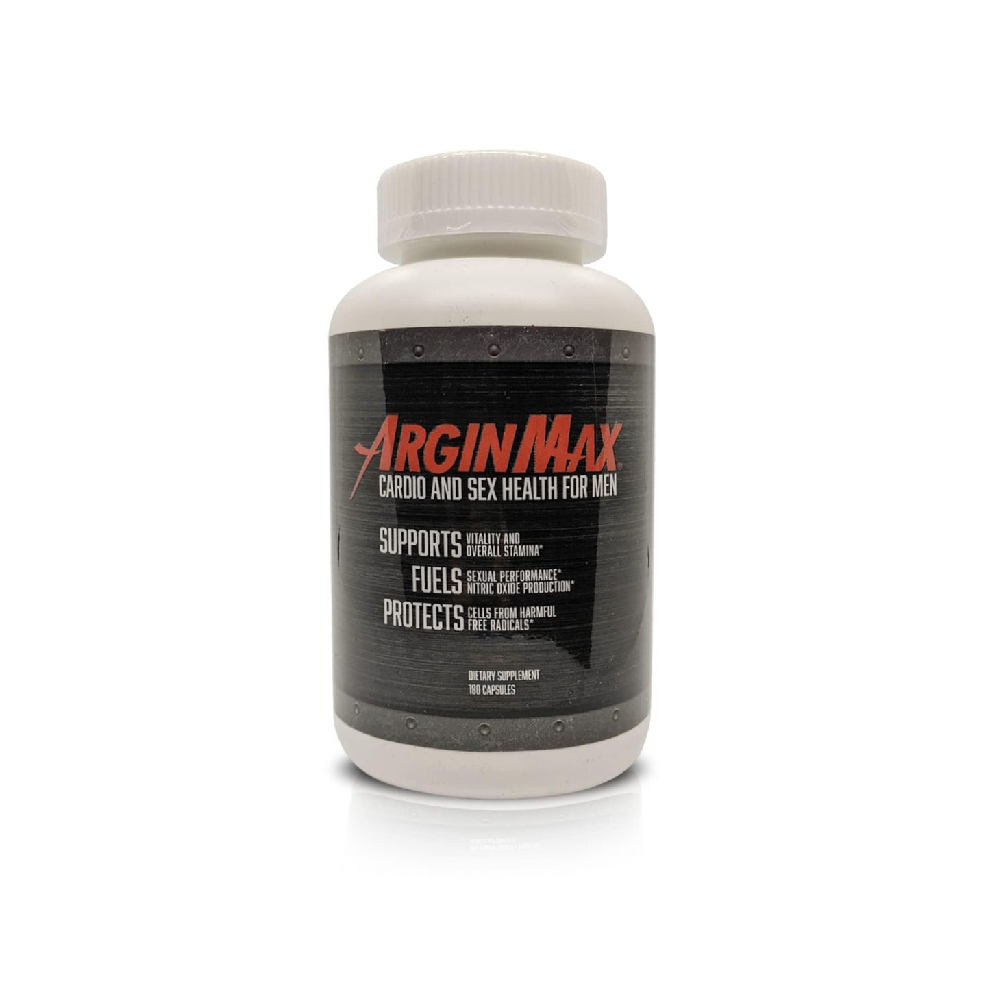 ArginMax L Arginine Nitric Oxide Supplement for Men - Oxygen & Blood Flow Support, Non GMO Nitric Oxide Booster - Larginine Supplements with Ginseng, Nitric Oxide Supplements for Men - 180 Capsules