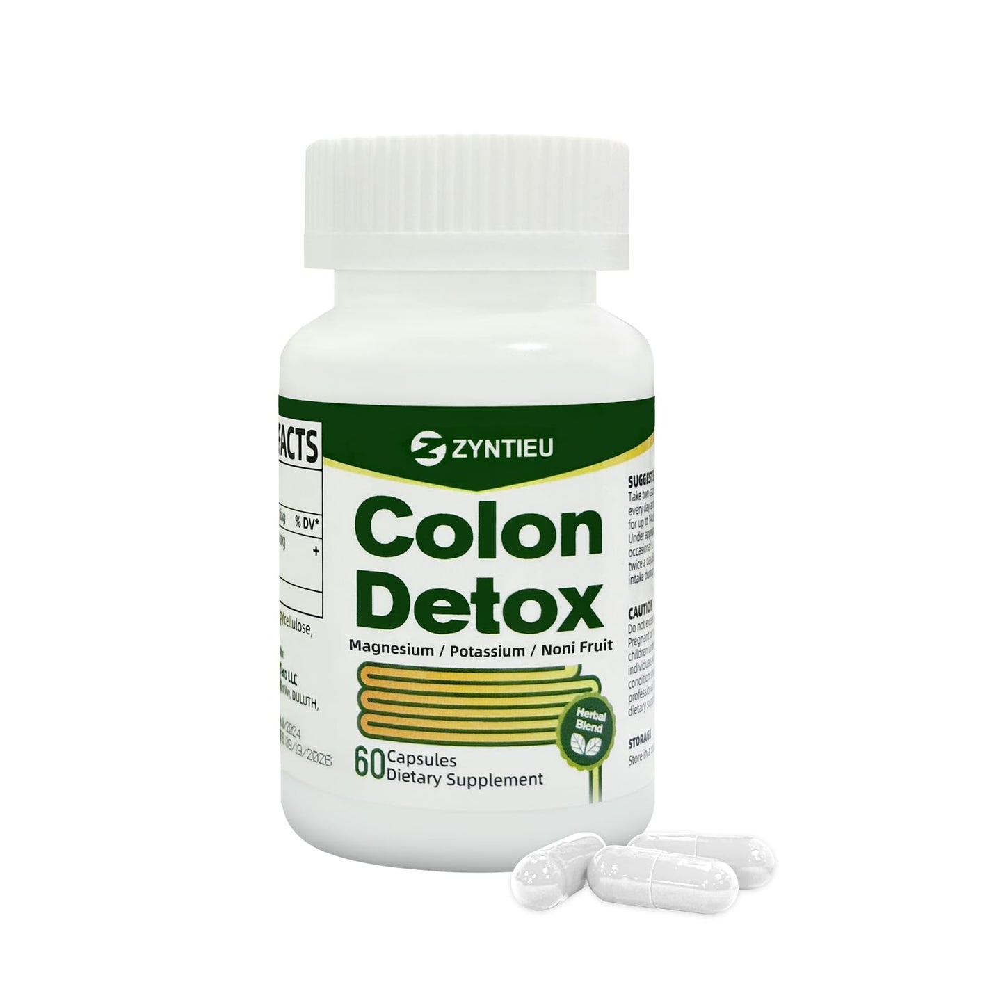 Zyntieu Colon Cleanser Detox Capsules for Women & Men