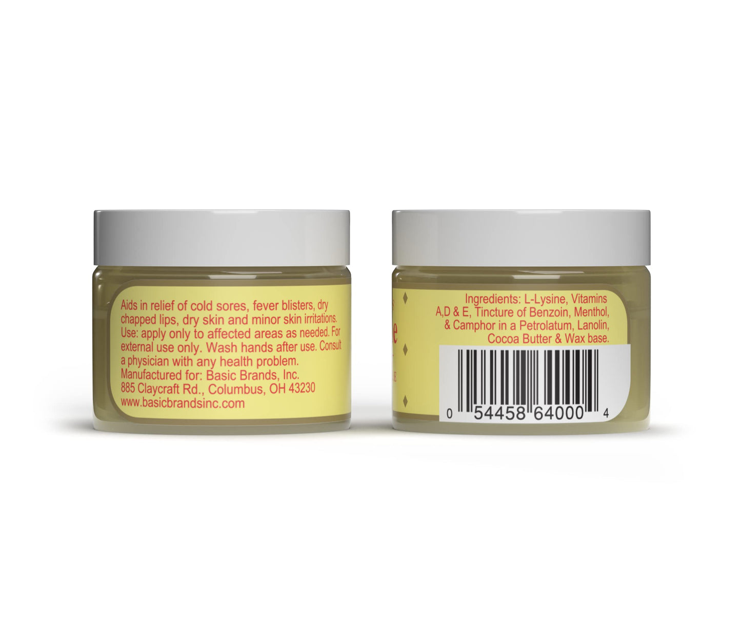 Basic Organics L-Lysine Ointment 0.87 oz (Pack of 5)