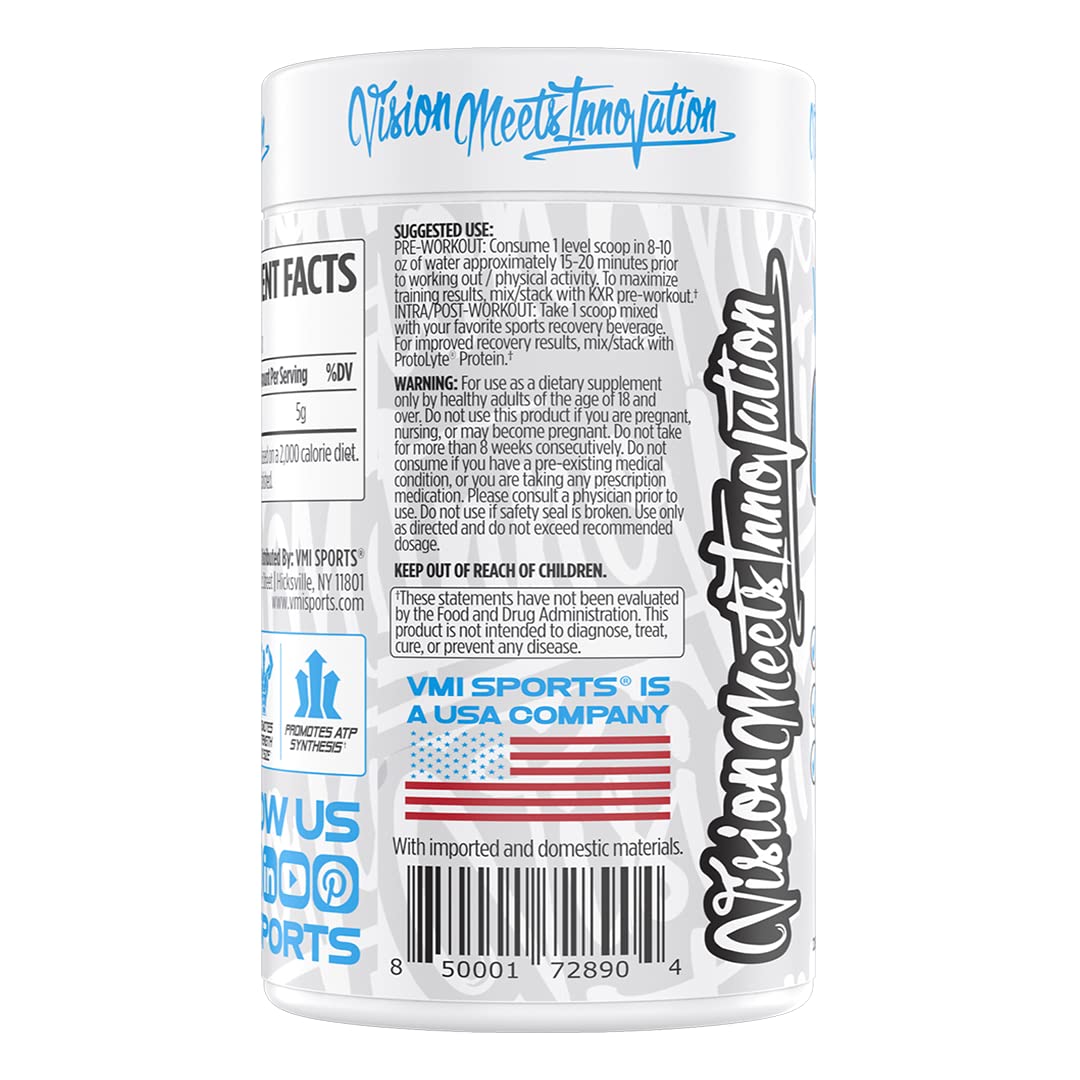 VMI Sports Creatine Monohydrate Unflavored Powder Muscle Mass - Strength - Size - Power | 5 Grams per Serving (500 Grams)