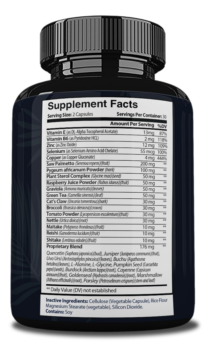 Zonata Protoflow Day & Night Formula, Proto Flow Male Support, 60 Capsules