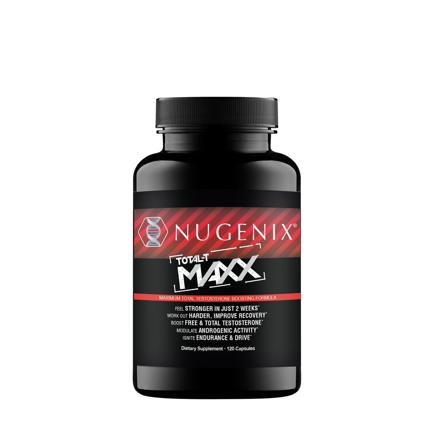 Nugenix Total-T Maxx - Maximum Total Testosterone Booster for Men, 120 Count