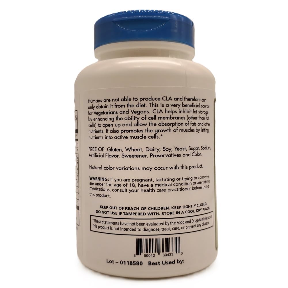 Biogenic Foods Conjugated Linoleic Acid Oil - Free Fatty Acid 1,200 mg of Natural Sourced CLA - 1,500 mg - 60 Capsules