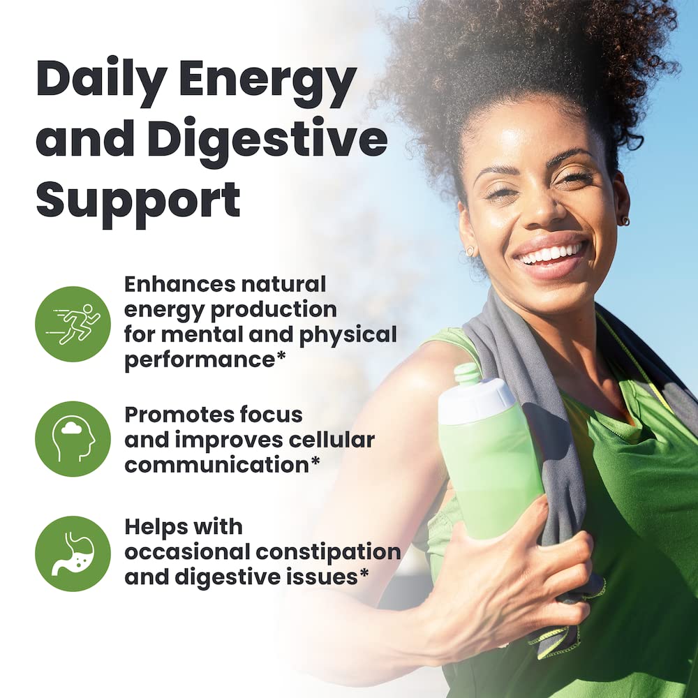 Ombre Endless Energy Probiotic Supplement, Supports Natural Energy Production, Memory, Focus & Gut Health, 12 Billion CFU, Shelf-Stable, 30 Servings