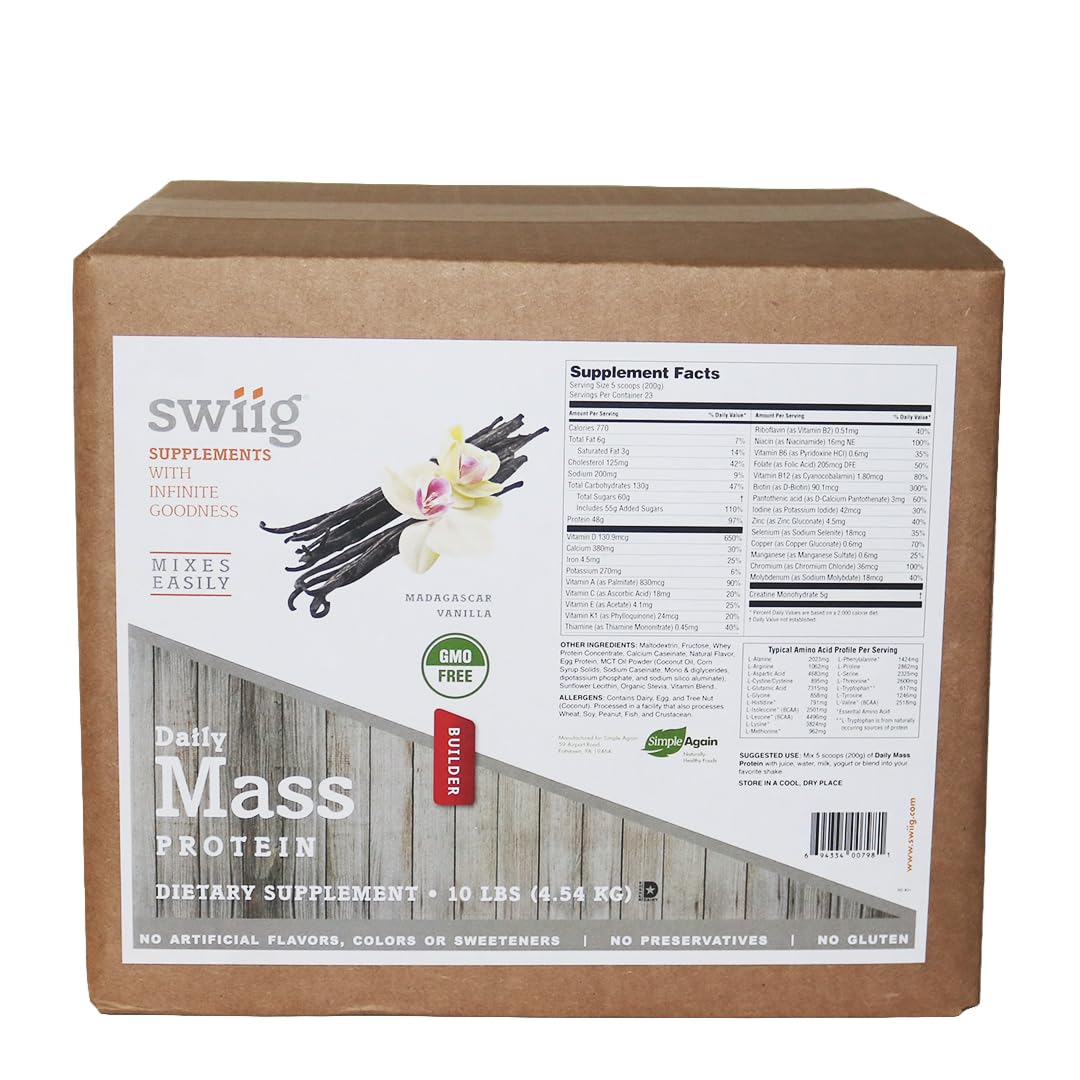 swiig Mass Vanilla - 10lb