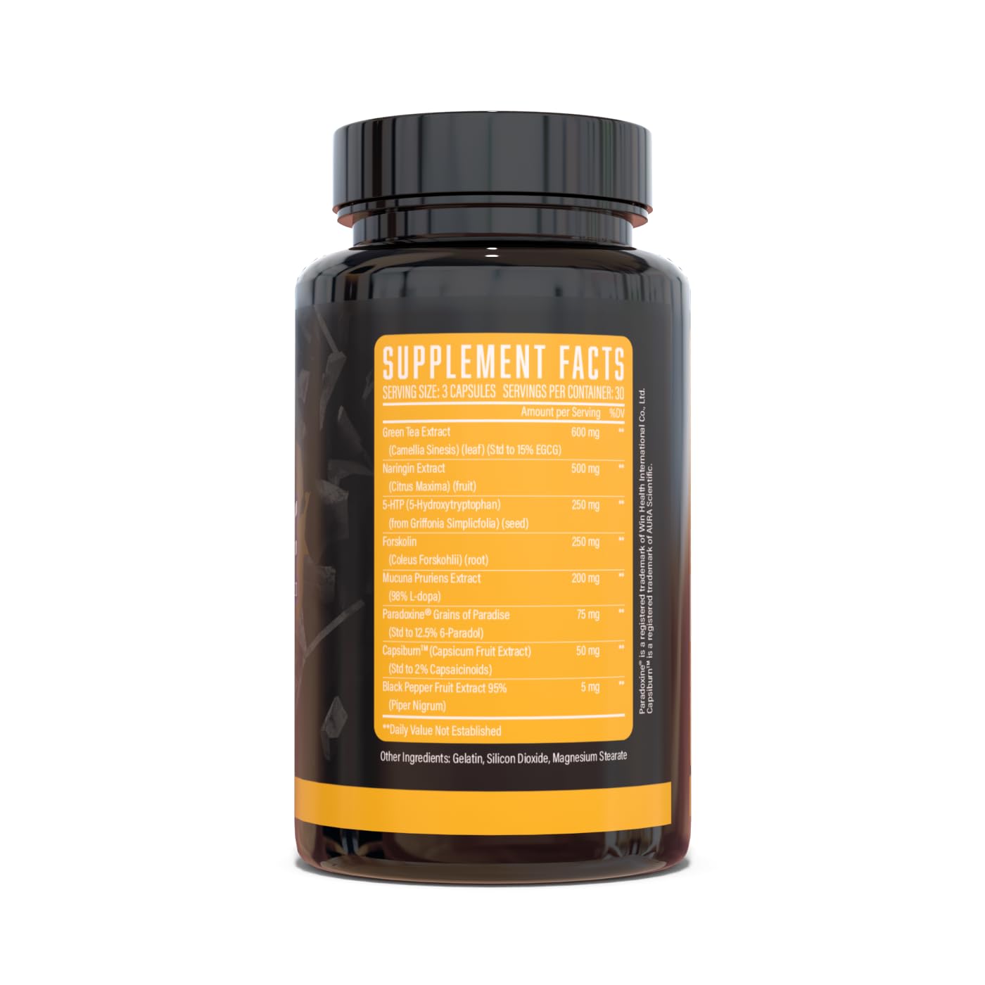 Huge Supplements Exterminate Thermogenic Fat Burner for Men & Women, Supports Weight Loss, Enhances Metabolism, Boosts Caloric Expenditure & Appetite Suppression - 100% Stimulant-Free (No Caffeine)