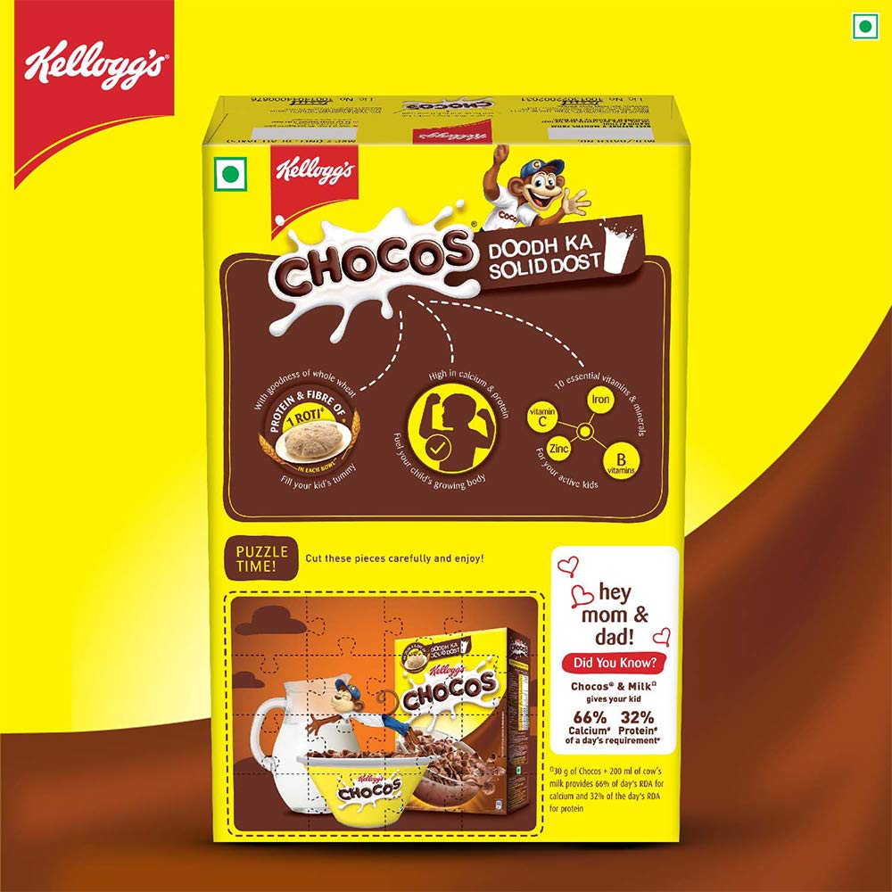 Kelloggs Kelloggs Chocos Whole Grain 375G