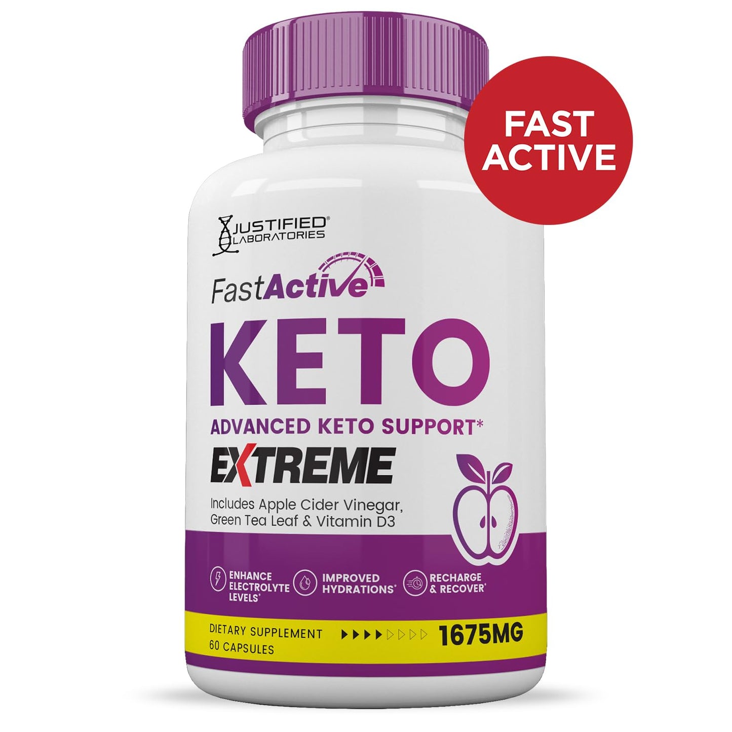 (3 Pack) Fast Active Keto ACV Extreme Pills 1675MG Keto Support Blend Alternative to Fastactive Keto Gummies Includes Apple Cider Vinegar Extra Virgin Olive Oil Powder Green Tea Leaf 180 Capsules