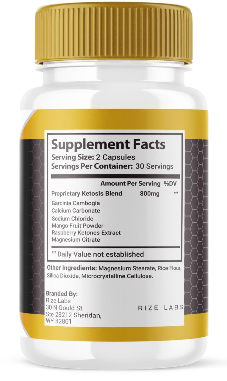 rize labs LeanFlux - Lean Flux Weight Loss to Increase BAT Levels, Leanflux Reviews Non-GMO Easy to Swallow Supplement Pills, Gain Brown Adipose Tissue BurnFat (60 Capsules)