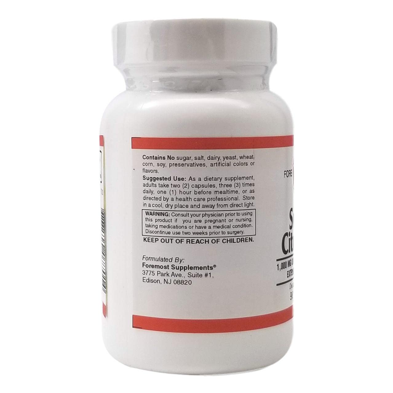Holistic Health International, LLC Super Citrimax, 1000mg Garcinia Cambogia, 90 Capsules