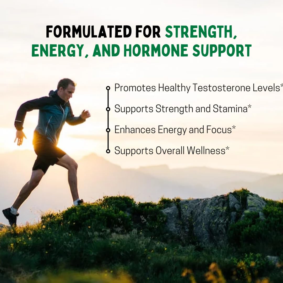 Lifexposure Testosterone Supplement for Men - Formulated to Support Hormone Balance, Energy, and Muscle Growth - 1 Month Supply